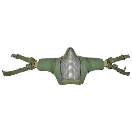Half face protective mask with metal mesh special version suitable for fast helmets royal brand