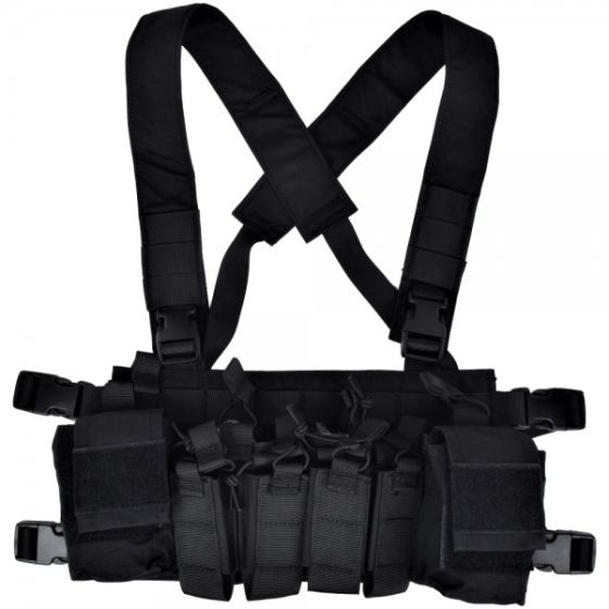 Tactical Vest Gilet Tattico Leggero Multifunzione - Nero - WoSport