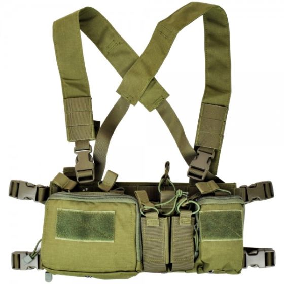 Tactical Vest II Gilet Tattico Leggero Multifunzione - Verde - WoSport